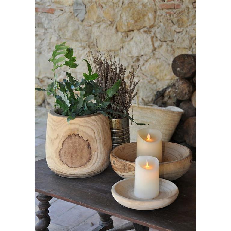 Tigela Bongo 17x33cm Natural, Herstera