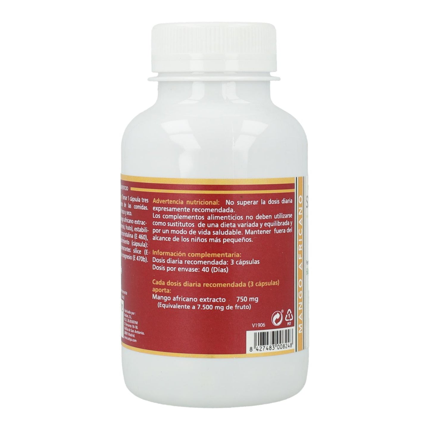 Sotya Manga Africana 120 Cápsulas Vegetarianas