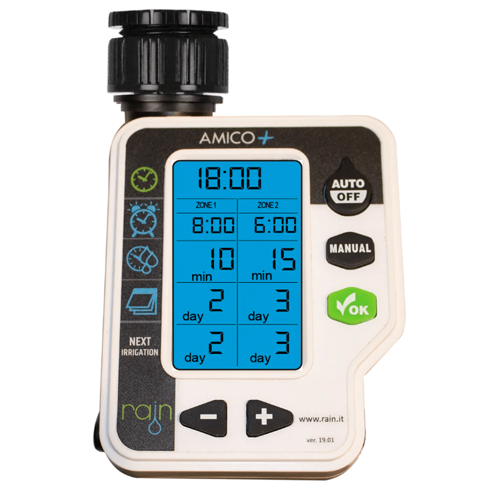 Programador De Grifo Rain Amico+. Disponible En 1 Y 2 Zonas - 2 Zonas_0