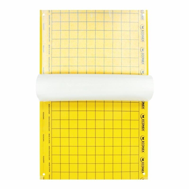 Armadilha cromática amarela Econex para moscas brancas e pulgões 40 x 25 cm