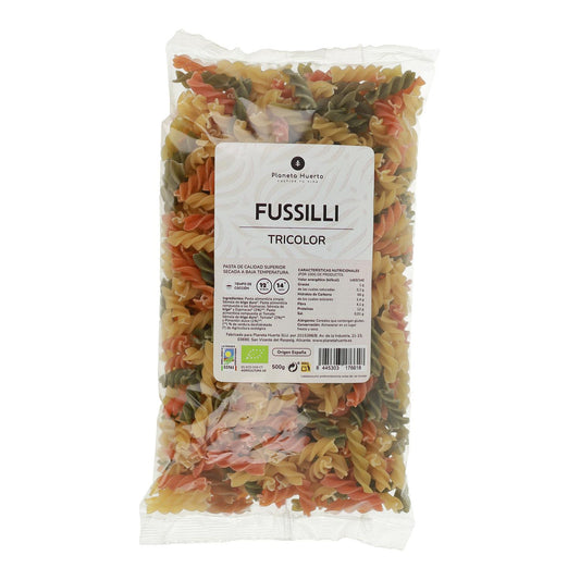 Tricolor Fusilli ECO Planeta Huerto 500 g