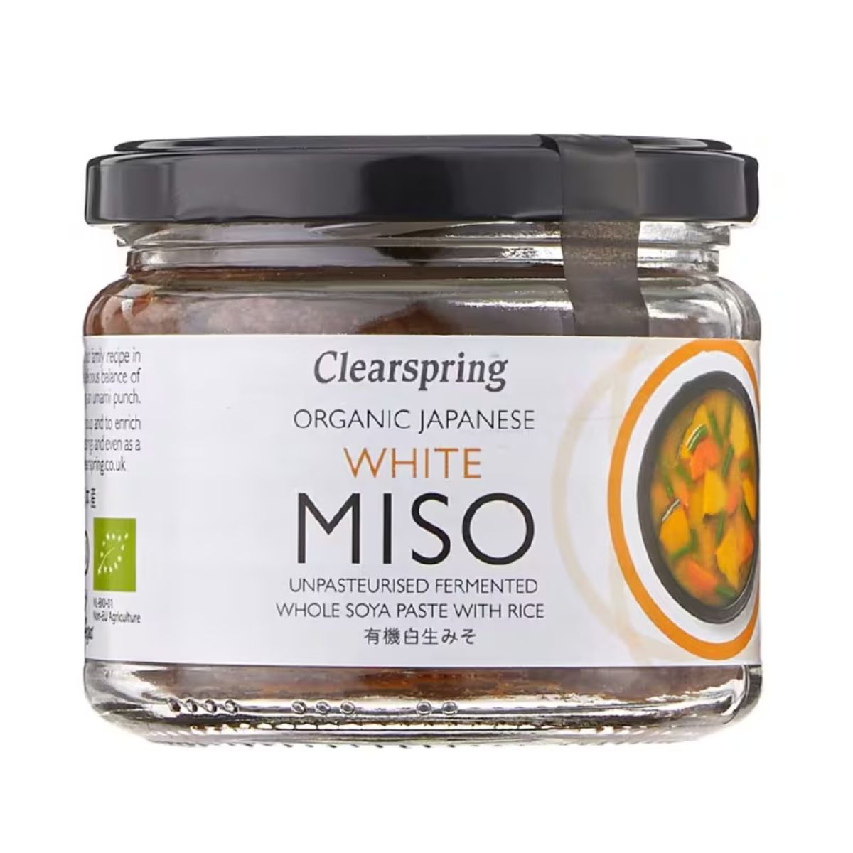 Miso branco não pasteurizado Clearspring Bio Jarro 270g