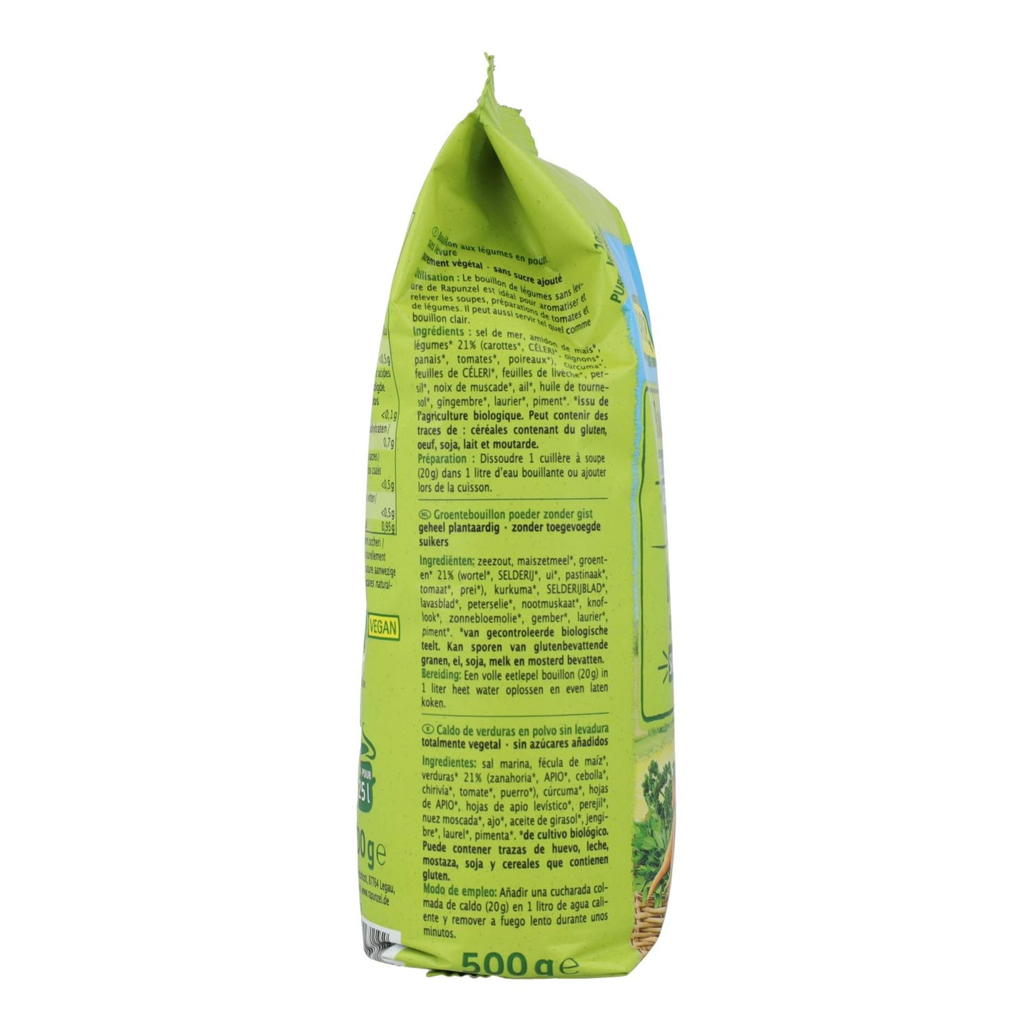 Caldo de Legumes sem Fermento Brodo Rapunzel 500 g