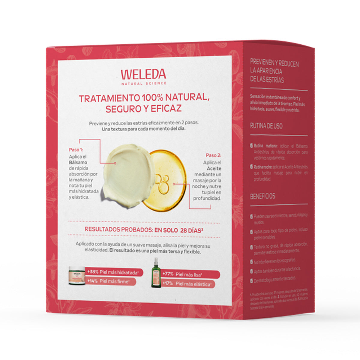 Rotina de Massagem para Estrias Weleda Duo