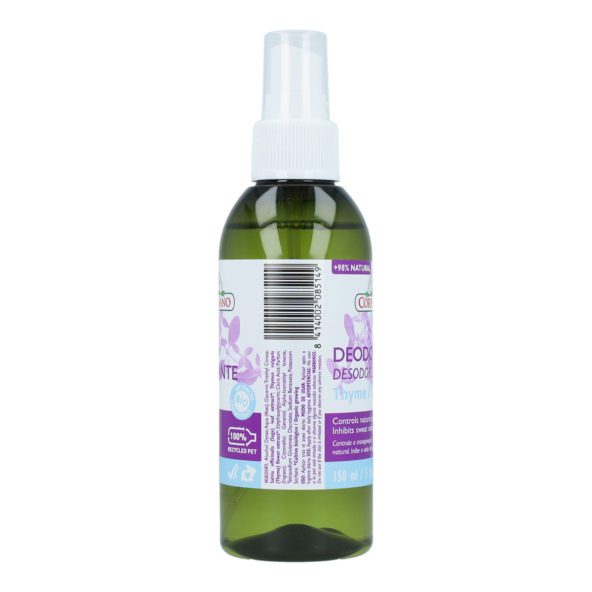 Corpore Sano Desodorizante Tomilho 150 ml