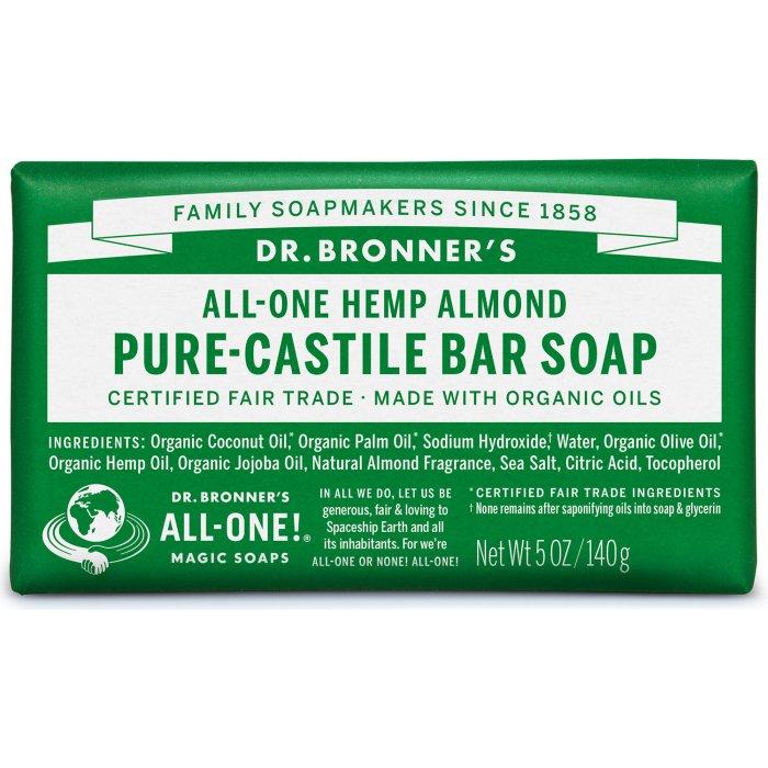 Sabonete em barra de amêndoa Dr. Bronners 140g