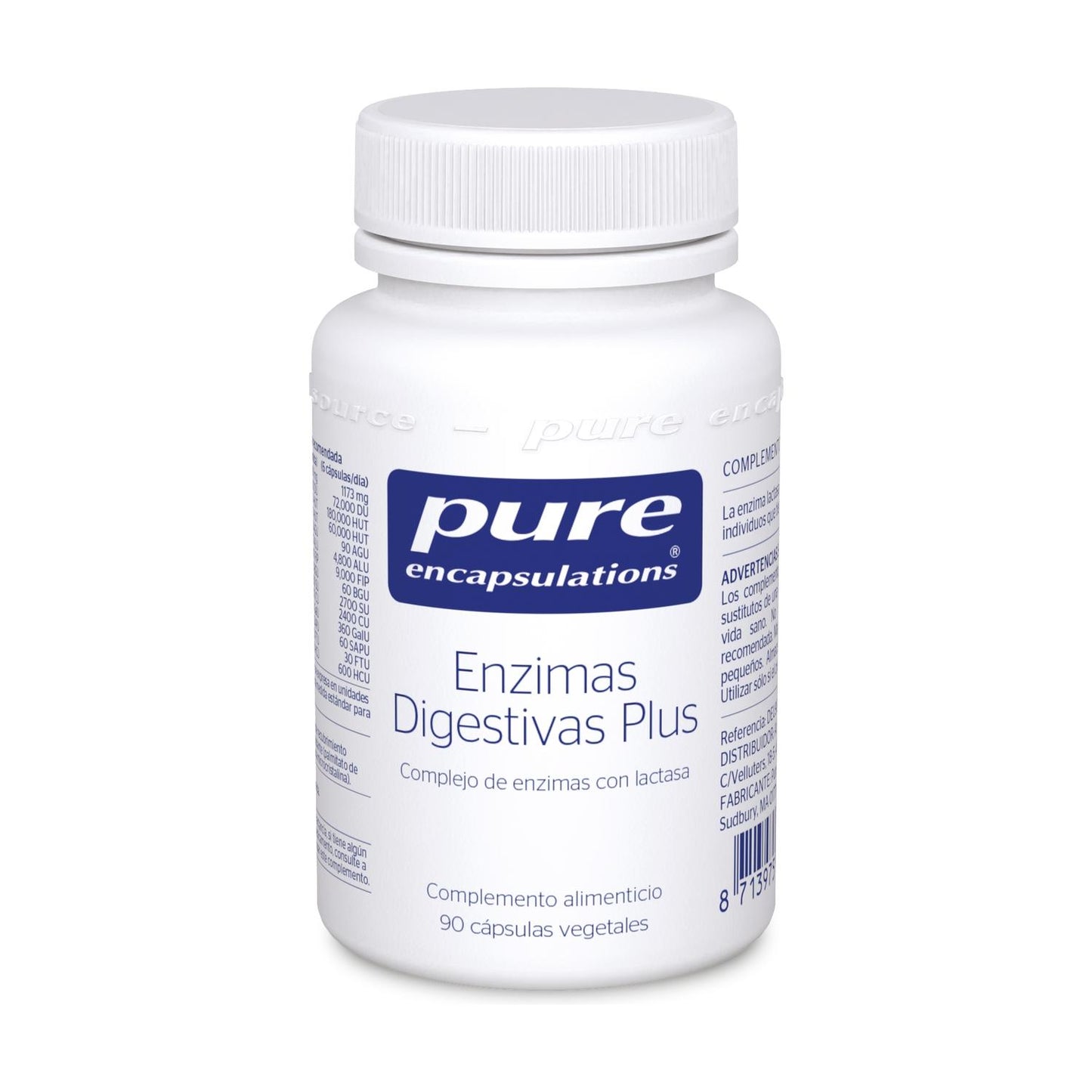 Enzimas Digestivas 90cápsulas Pure Encapsulations