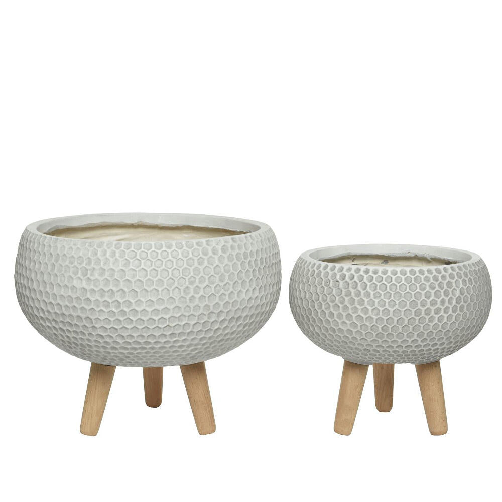 Macetero Fibra Blanco 19cm_0