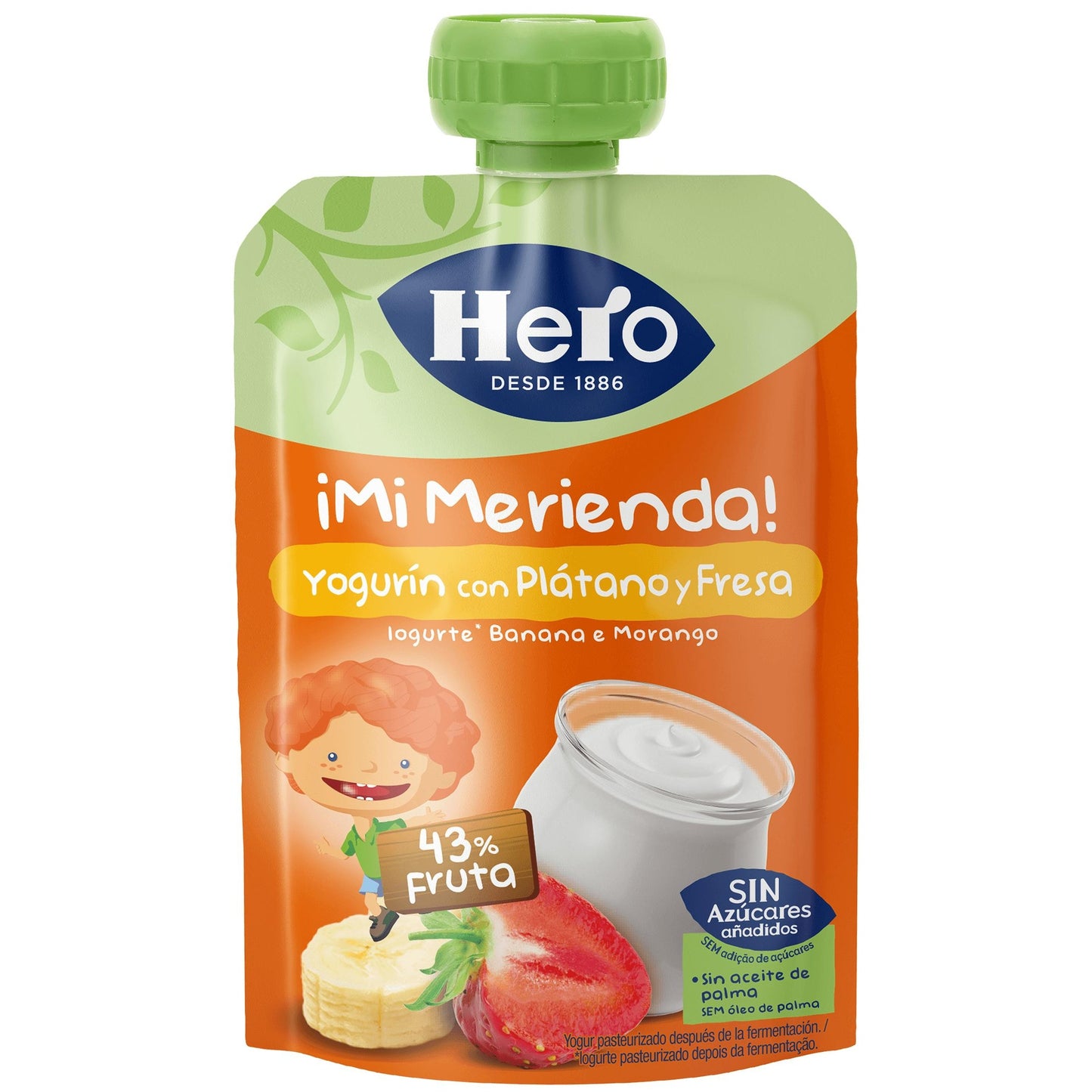 Hero Morango Banana Iogurte 100g