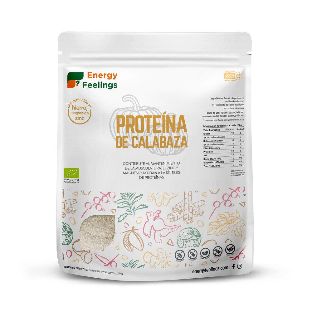 Embalagem 2x Energy Feelings ECO proteína de abóbora 1 kg