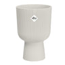 Vaso de flores branco sedoso Vibes dobrável cupê Elho 30 cm