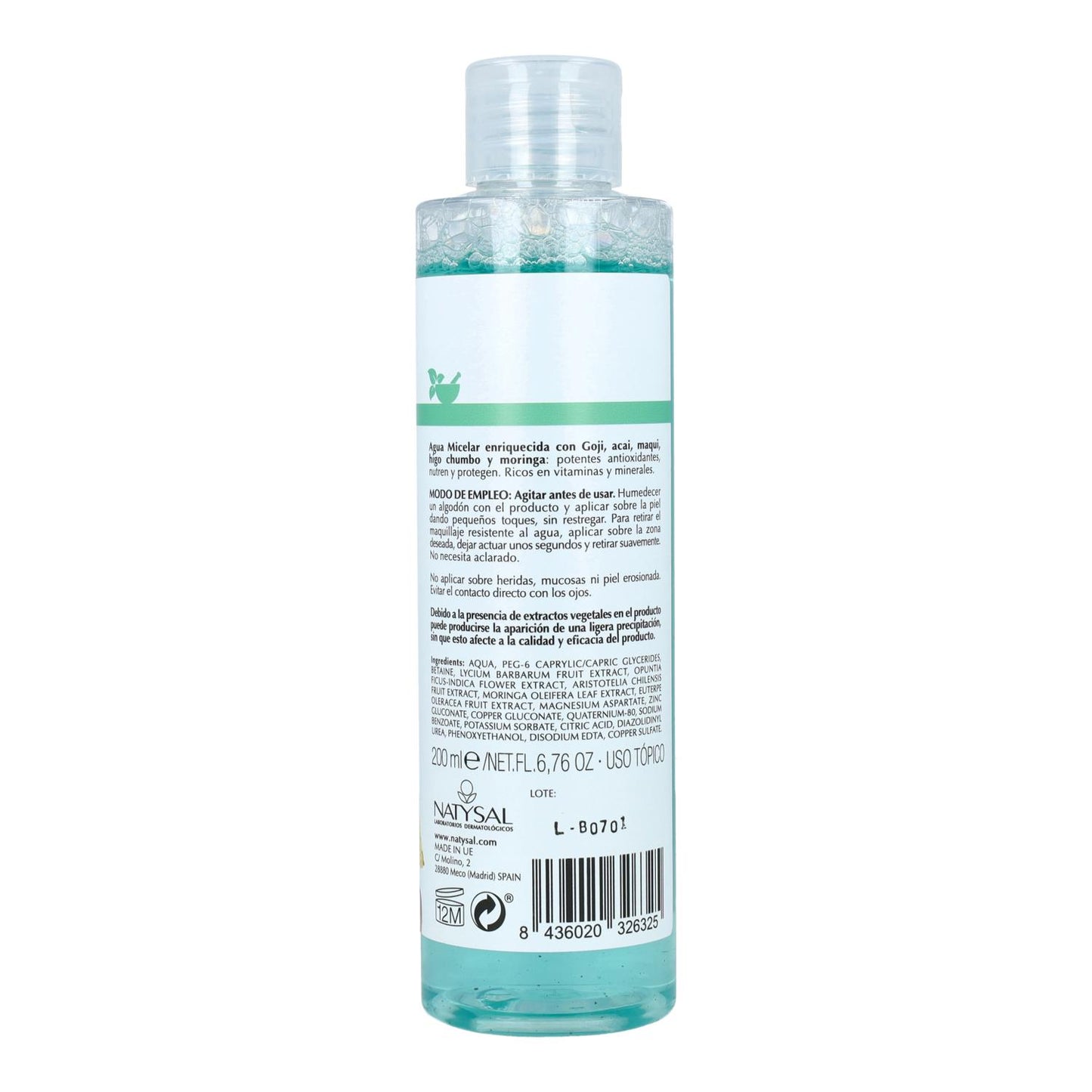 Água Micelar Natysal 200 ml