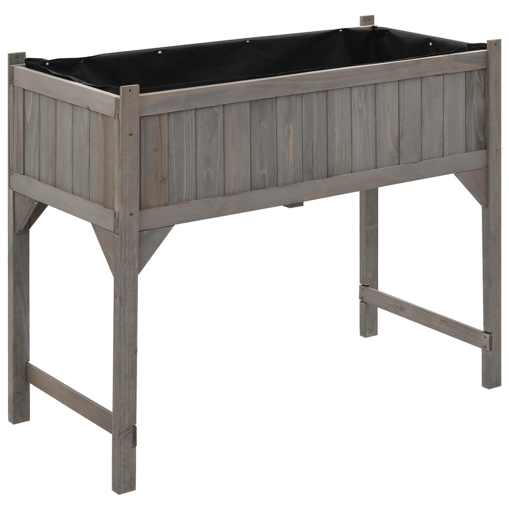 Jardinera Elevada Con Invernadero 110x54x120 Cm Abeto_5