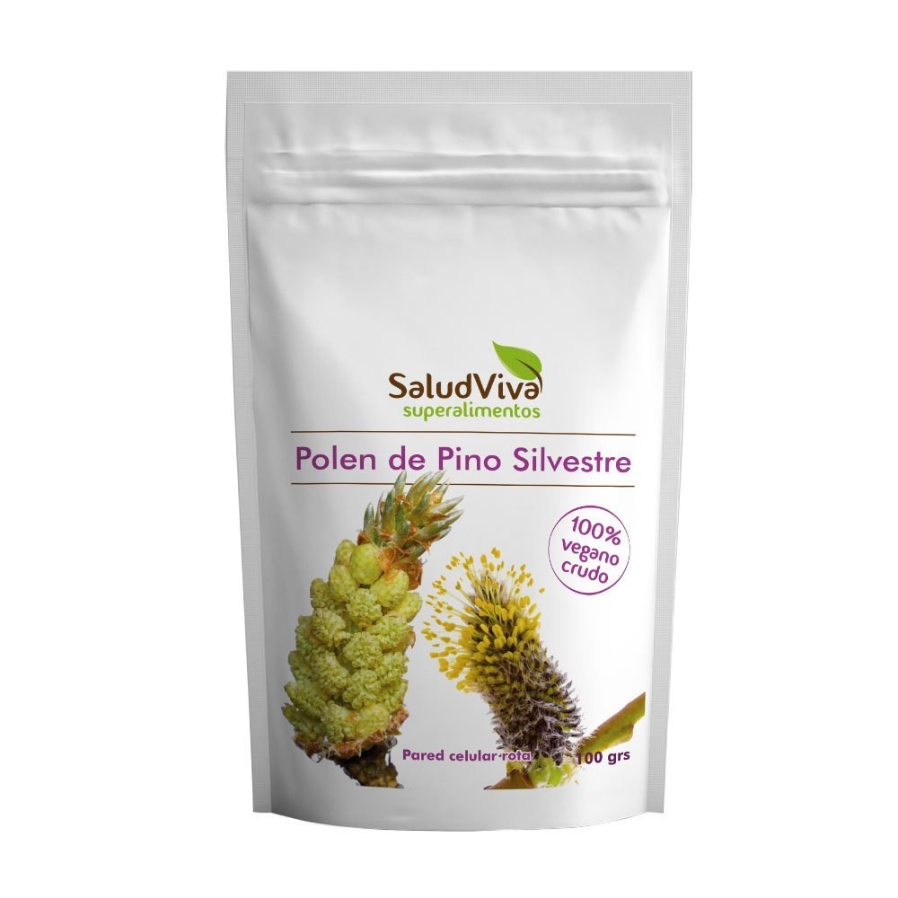 Pólen de pinheiro em pó, Living Health, 100g