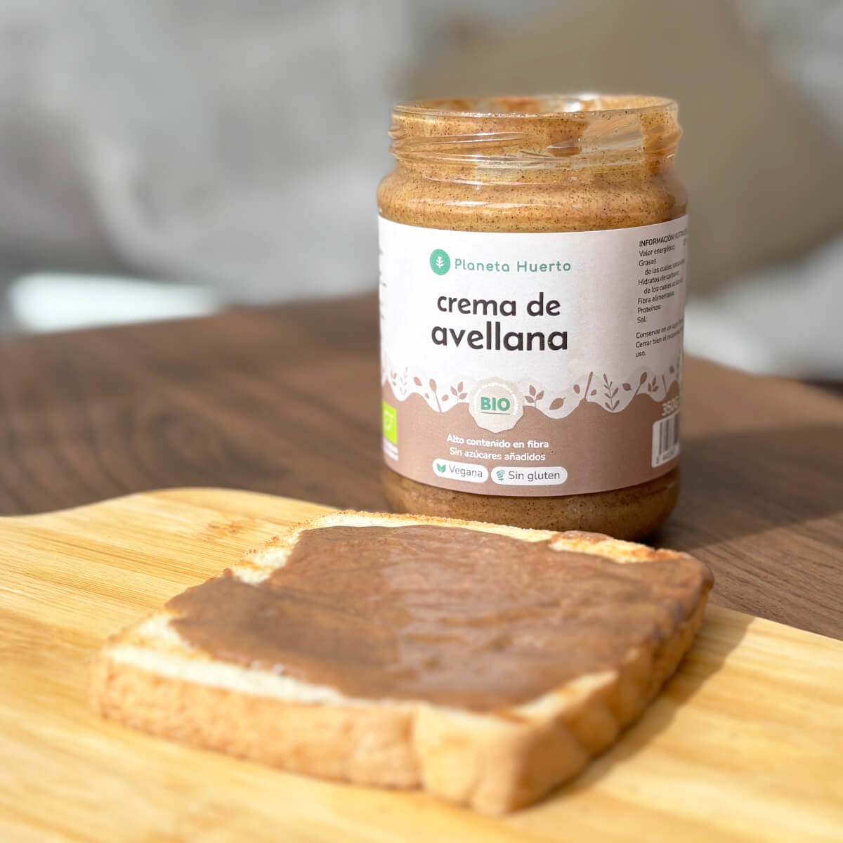 Creme de Avelã Biológico Planeta Huerto 350g