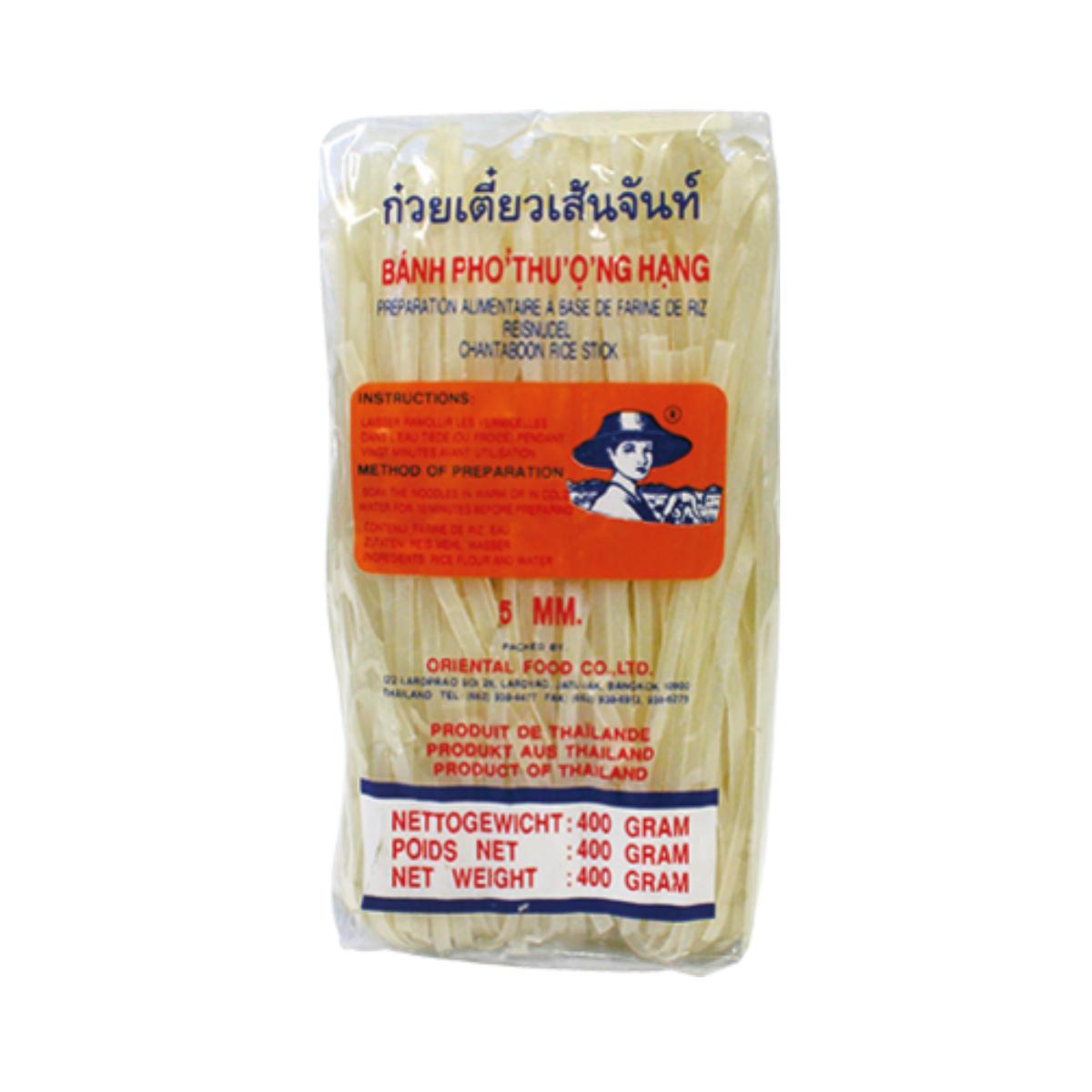 Noodles de arroz dobrado, 5 mm Farmer 400 g