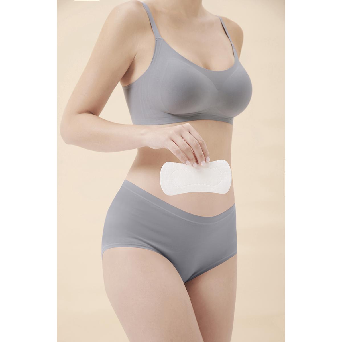 Protetores diários biodegradáveis de fibra de bambu Ecoboom, 30 unidades