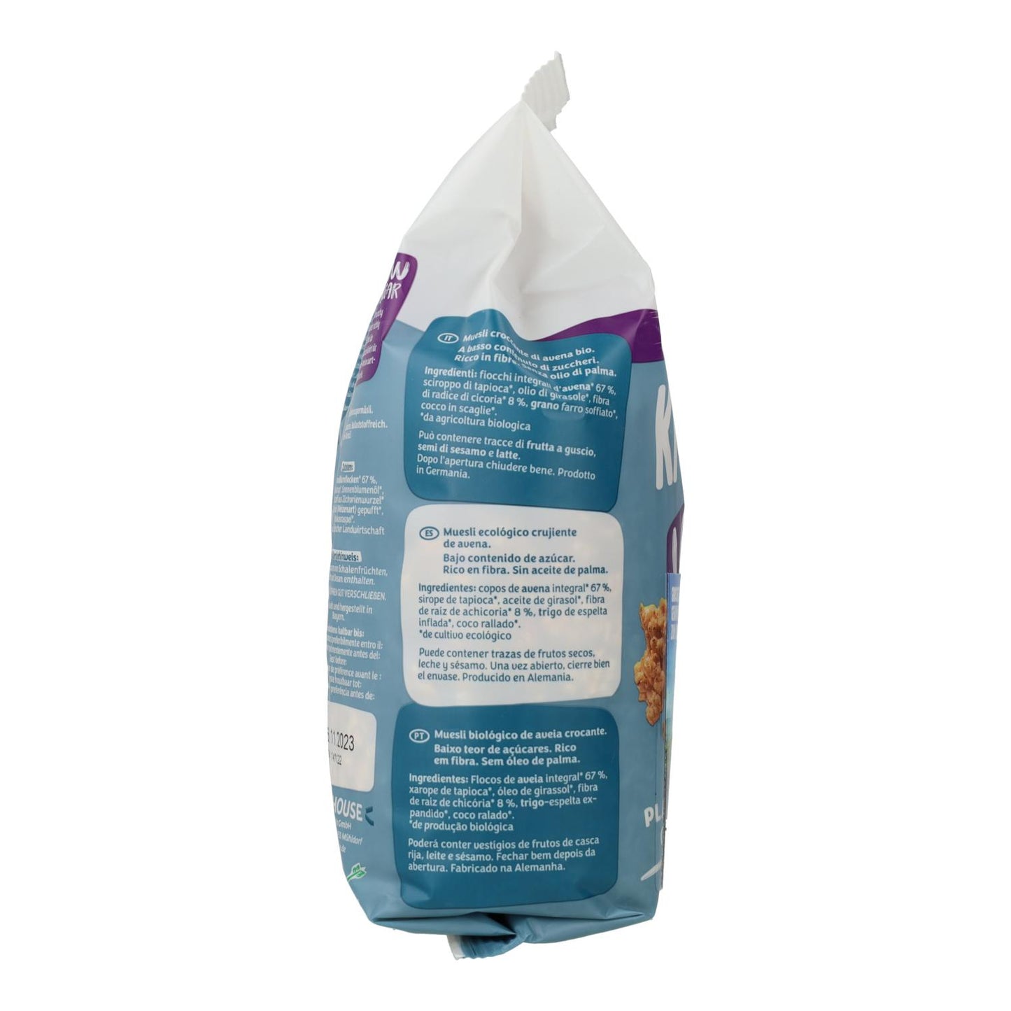 Muesli de Aveia Crocante com Baixo Teor de Açúcar Barnhouse 375g