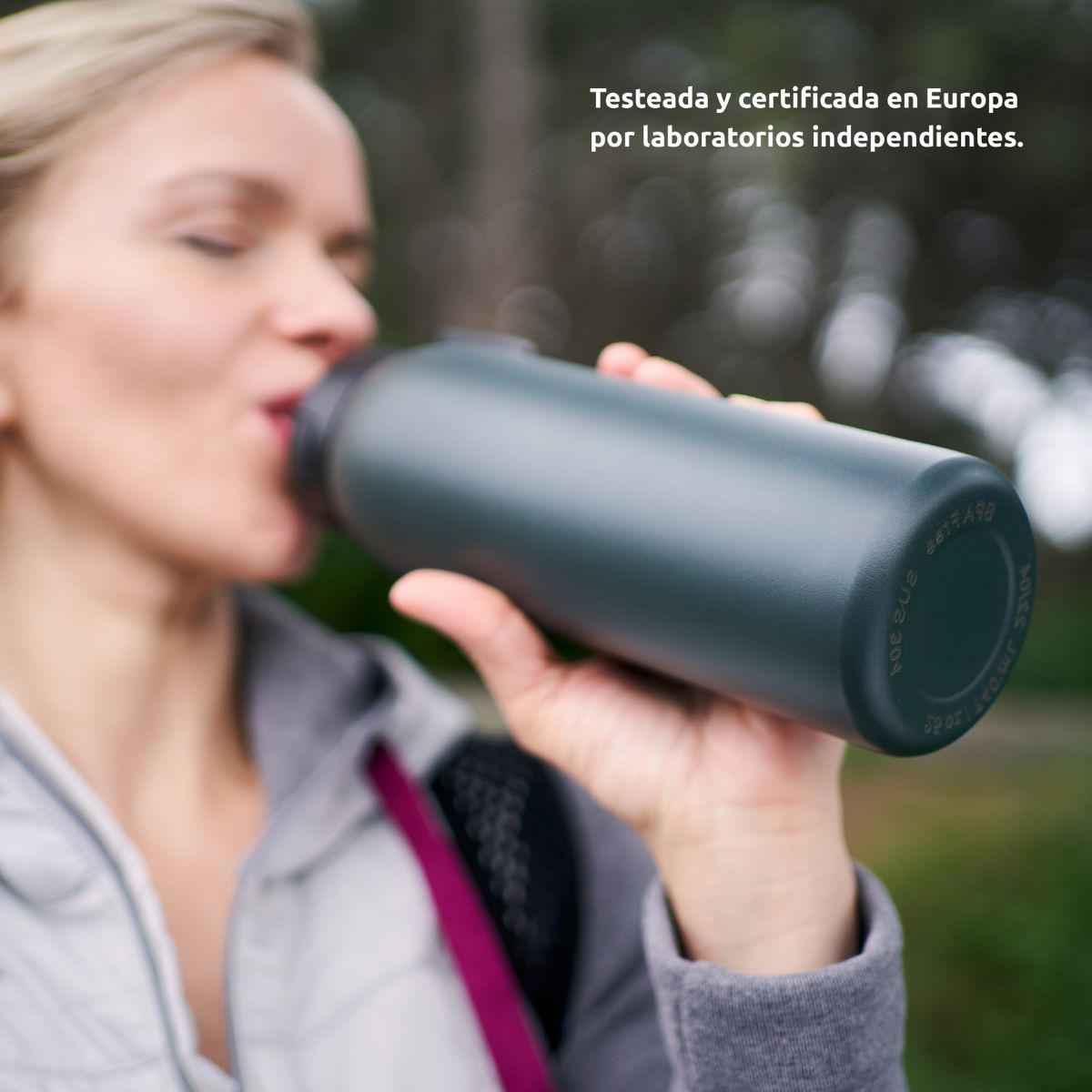Garrafa com filtro purificador BottlePro Adventure TappWater 740ml