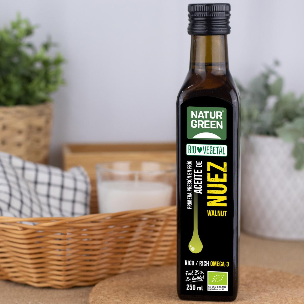 Óleo de Noz Biológico NaturGreen 250 ml