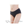 Cueca menstrual sem costuras My Alma, preta, tamanho S