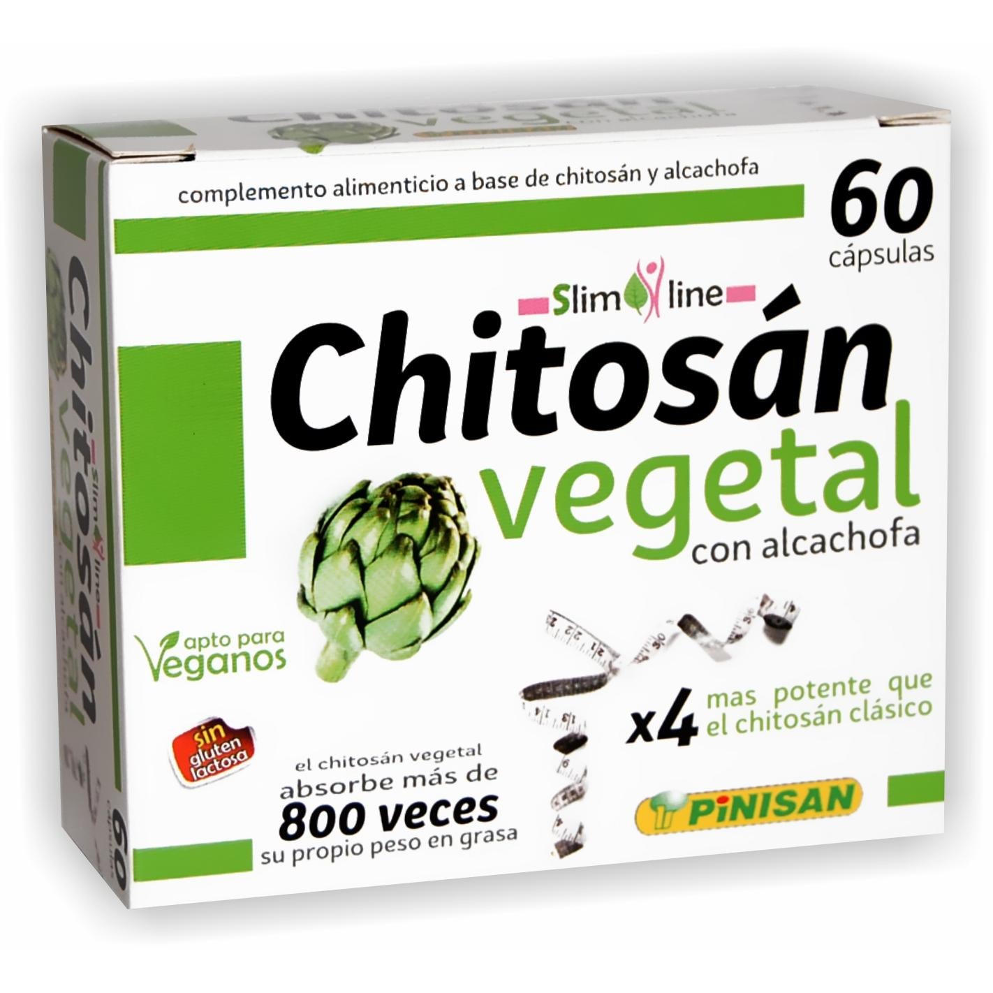 Siluplan Quitosana Vegetal com Alcachofra 60 Cápsulas Pinisan