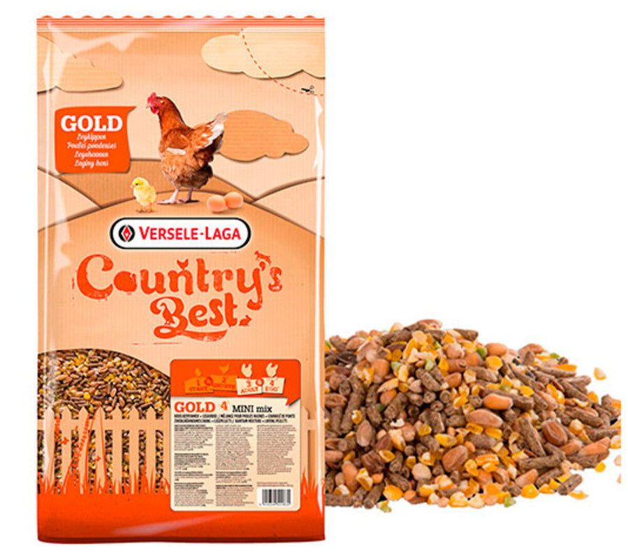 Pienso Gallinas - Gold 4 Mini Mix De Versele Laga - Combinado Cereal Y Pienso En Pellet - 5 Kg_0
