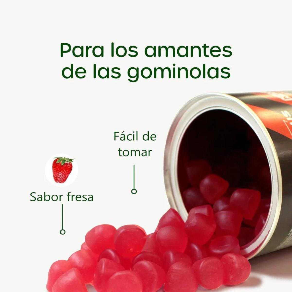 Aldous Bio Gomas multivitamínicas com sabor a morango para crianças, 120 gomas