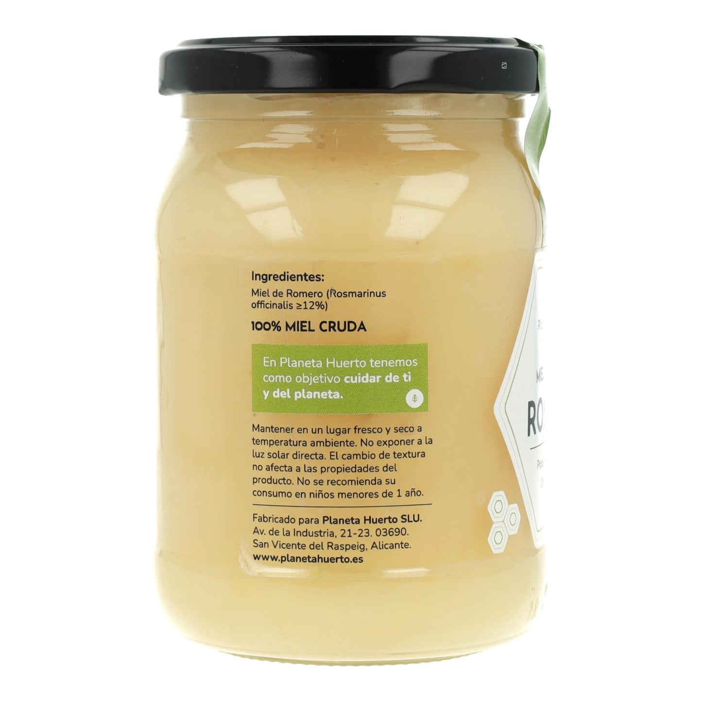 Mel de Alecrim Cru Planeta Huerto 500 gr