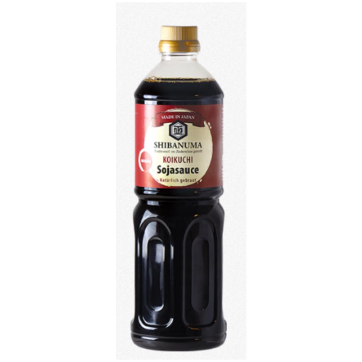 Molho de soja escuro Shibanuma 1L
