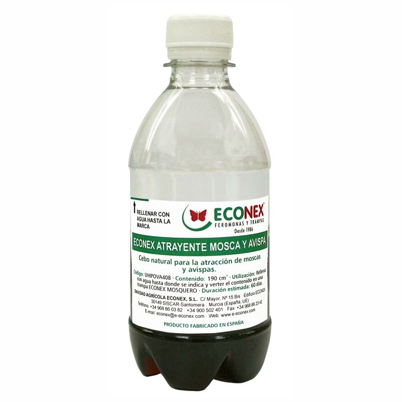 Atrativo concentrado para moscas e vespas Econex 190 ml