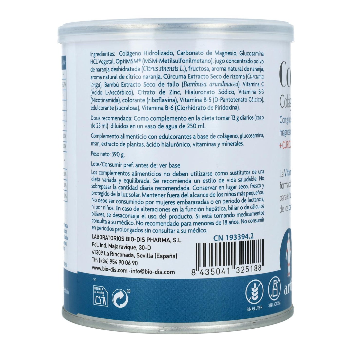 Confortflex colagénio hidroli+MG +Vit C + Cúrcuma