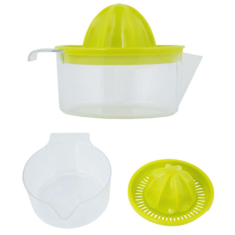 Exprimidor Zumo Manual Frutas Con Jarra Plástico Ø 12 X 11 Cm.