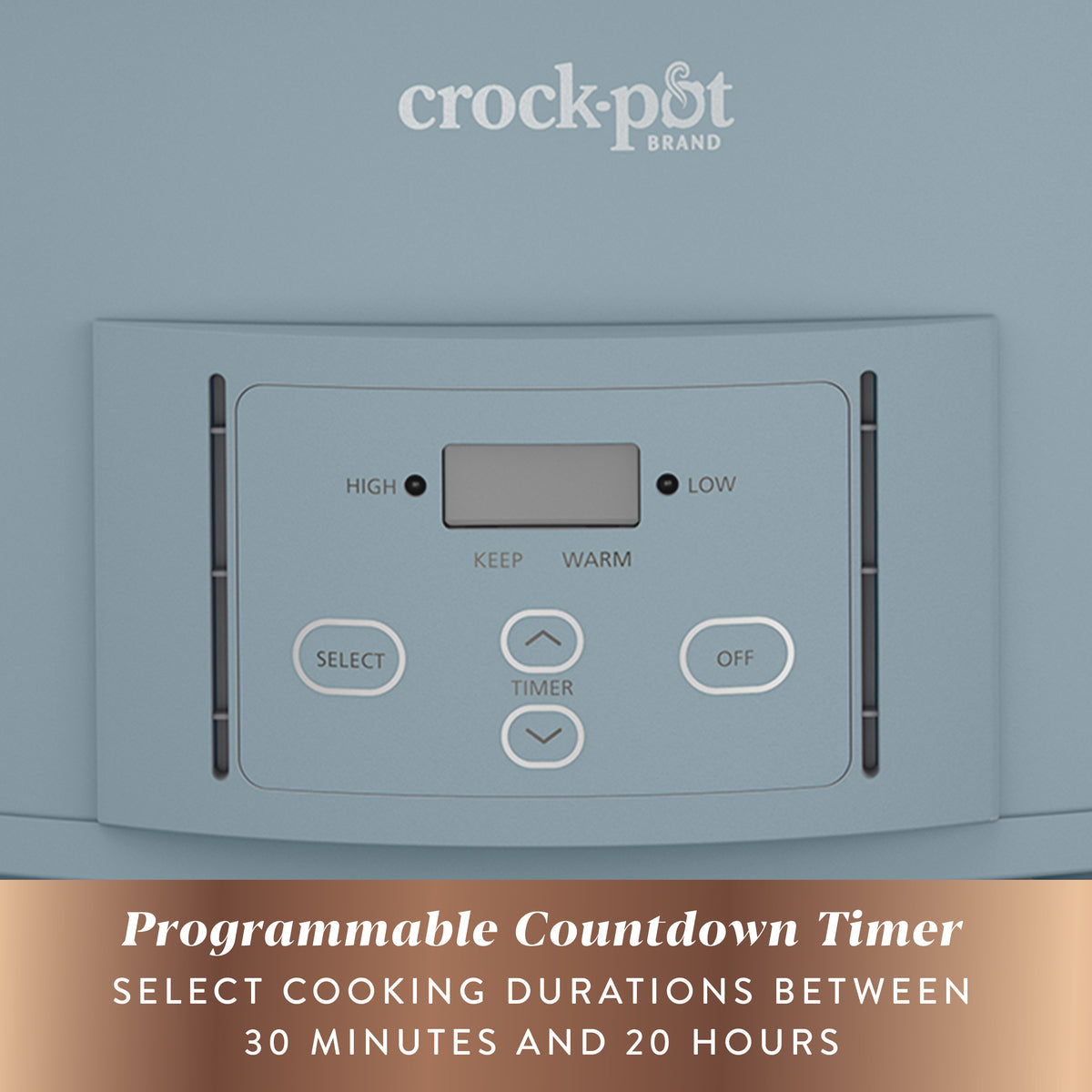 CSC123X CROCK-POT Digital 6,6L Cook & Carry 9+personas