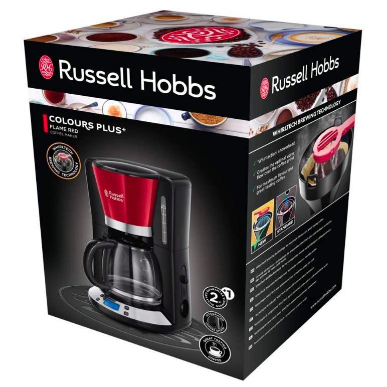 Cafeteira Russell Hobbs Colors Plus Red 1,25L