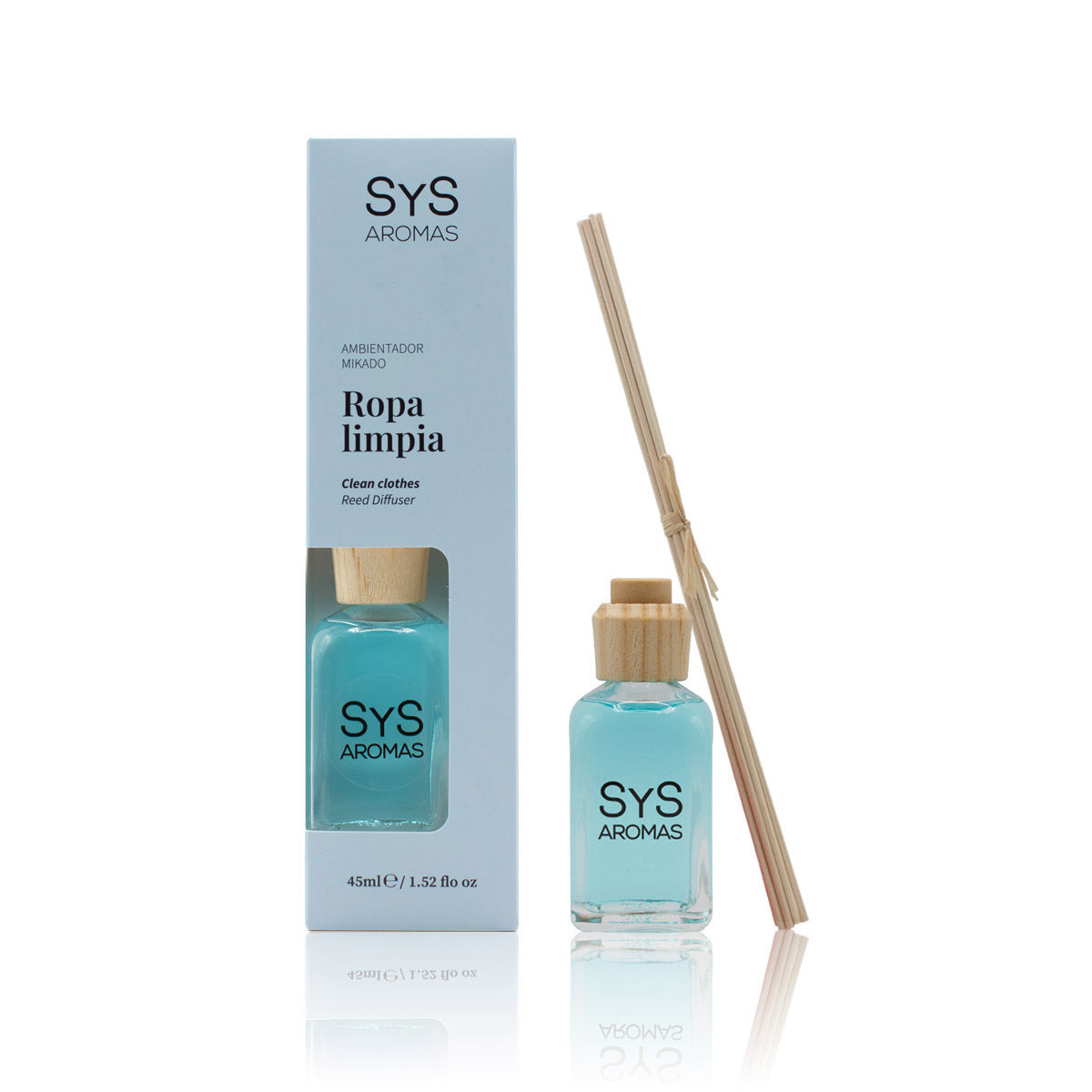 Ambientador Mikado de Ropa Limpia Origins SYS Aromas 45 ml | Aroma Fresco y Limpio | Relajante_0
