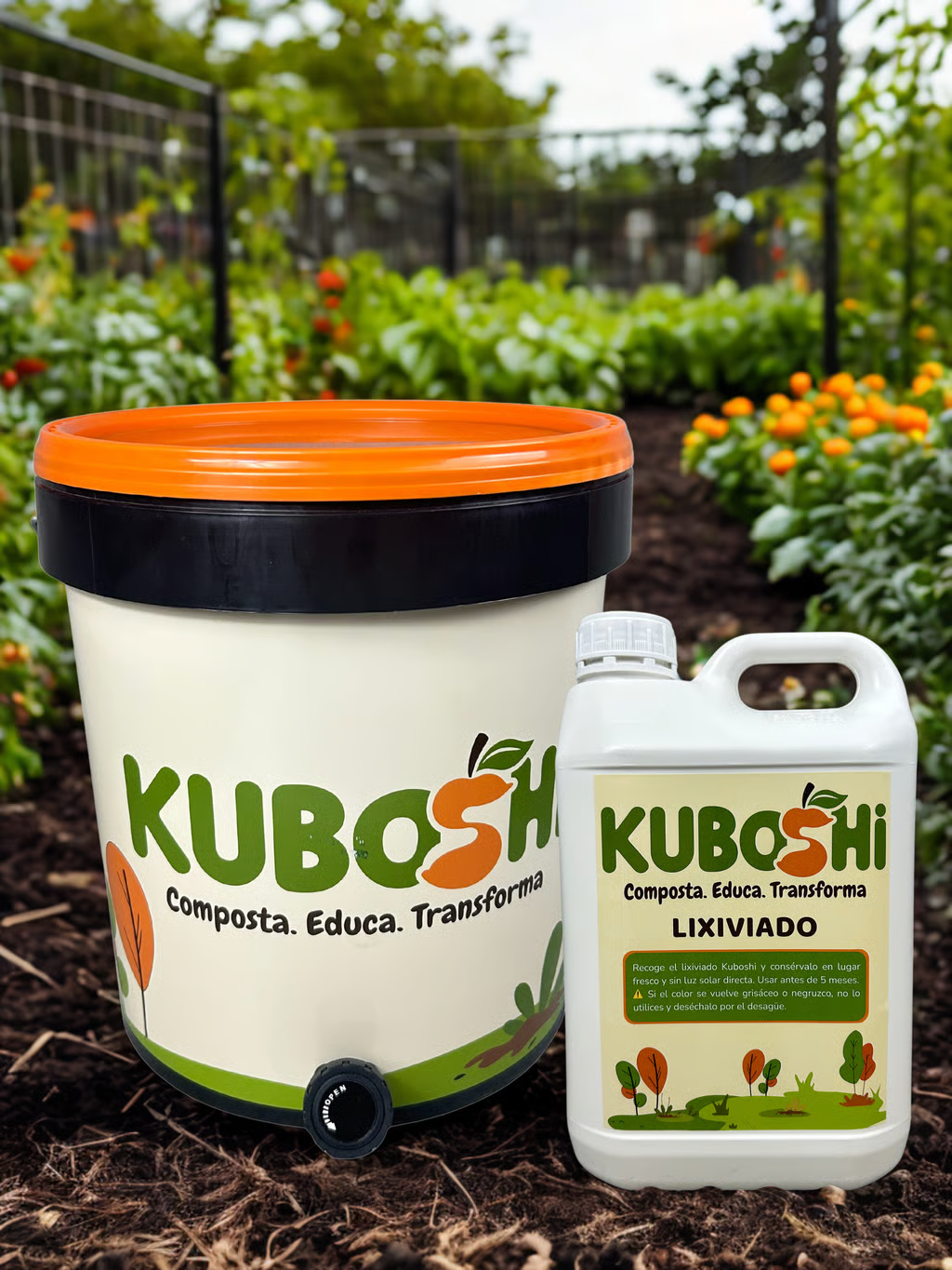Garrafa De 5 L Con Tapón Desgasificador Para Lixiviado Kuboshi_2