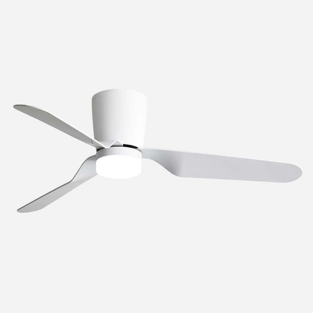 Ventilad 18w Dc Kochi Blanco 3 Aspas Blancas 5 Veloc. 3000k, 4000k, 6000k C/remoto Y Temporizador 132 D_3