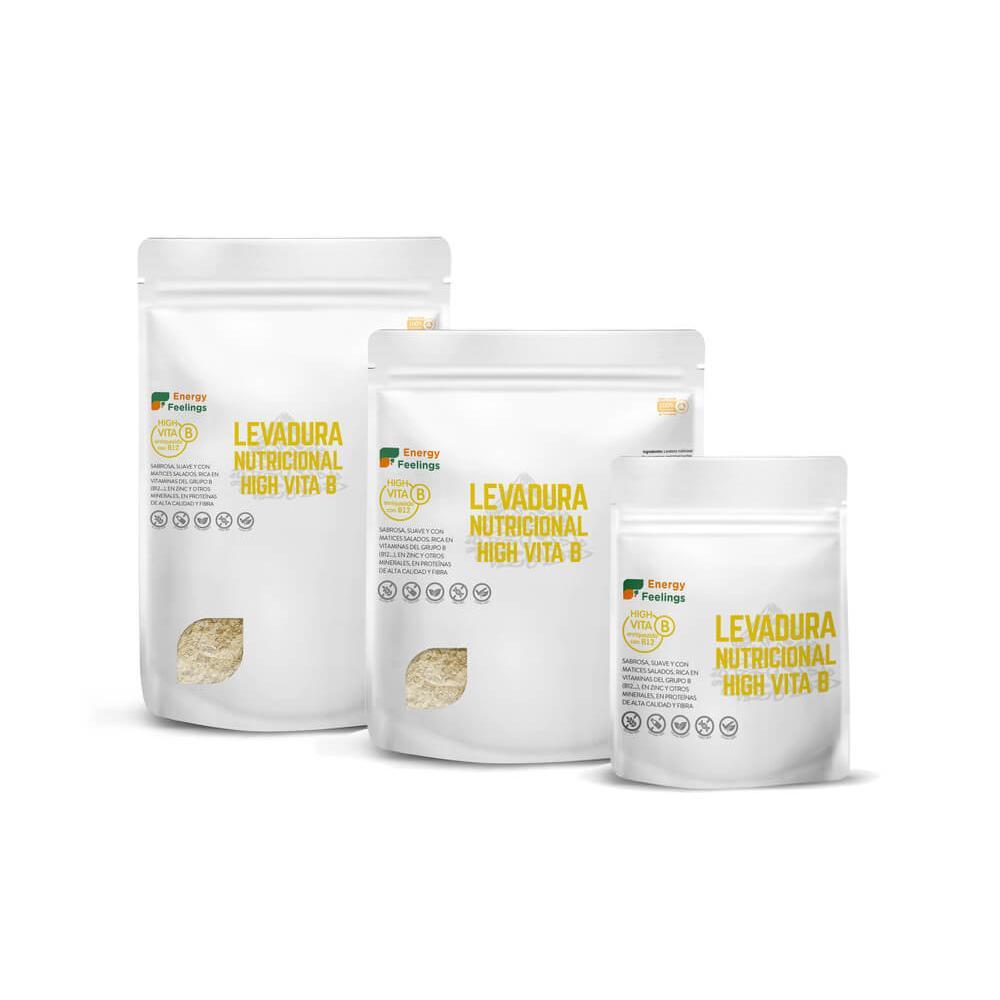Levedura nutricional vitamina B12 em flocos Energy Feelings