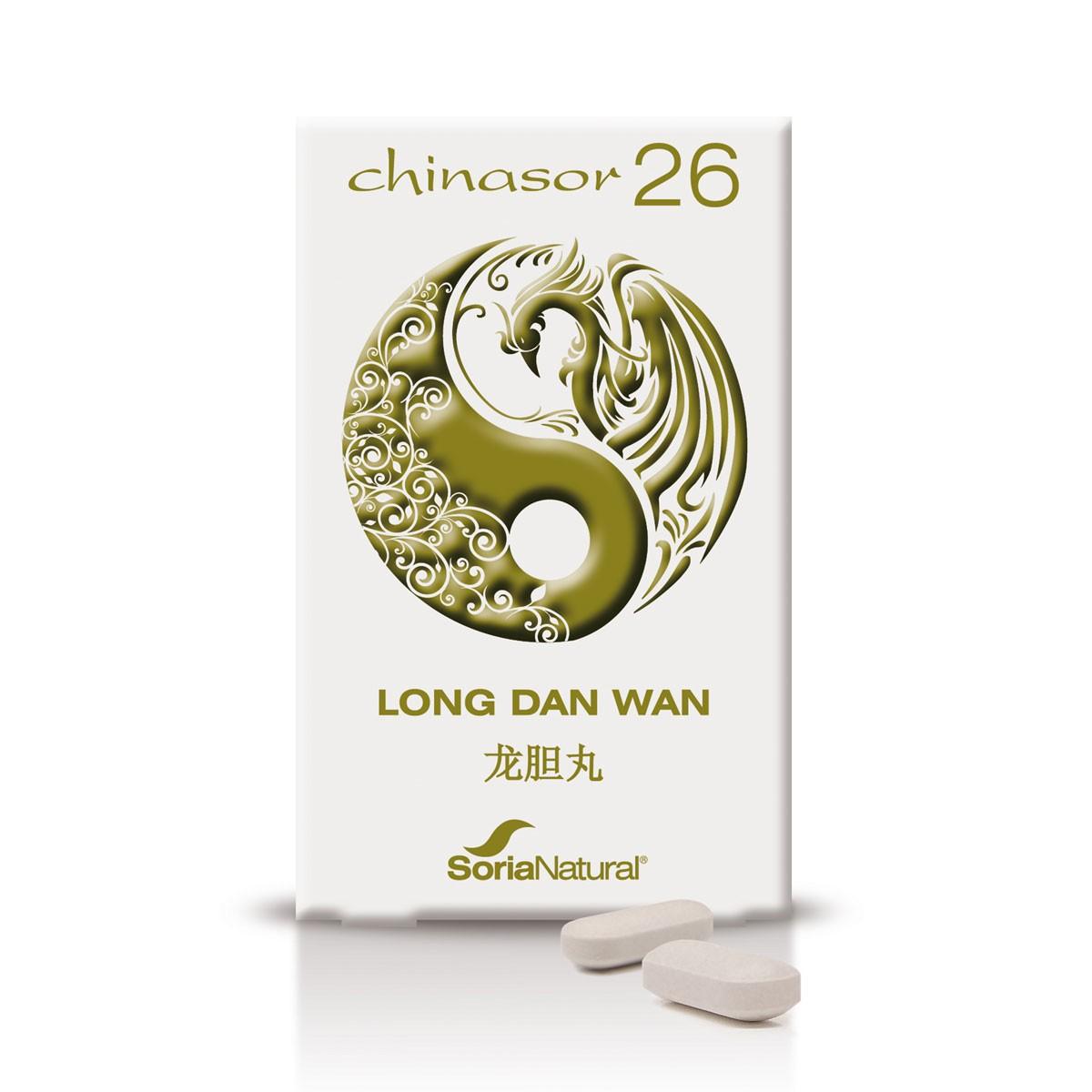 Chinasor 26 Long Dan Wan Soria Natural, 30 comprimidos
