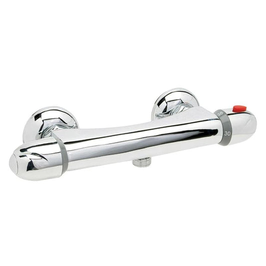 Monomando Línea Flow Ducha Termostático Con Cartucho Ceramico Ø 40 Mm.