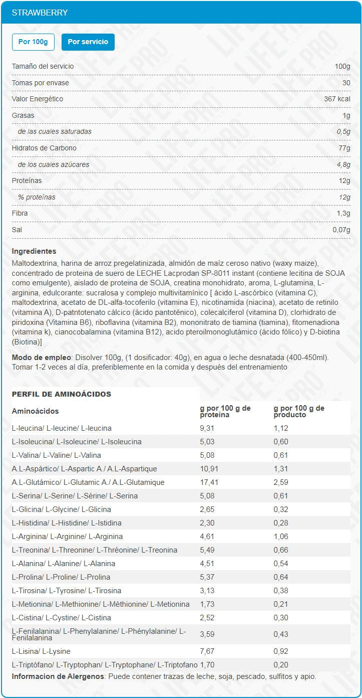 Titan - 3kg - Fresa - Ganadores De Peso Con Proteína - Lifepro_5