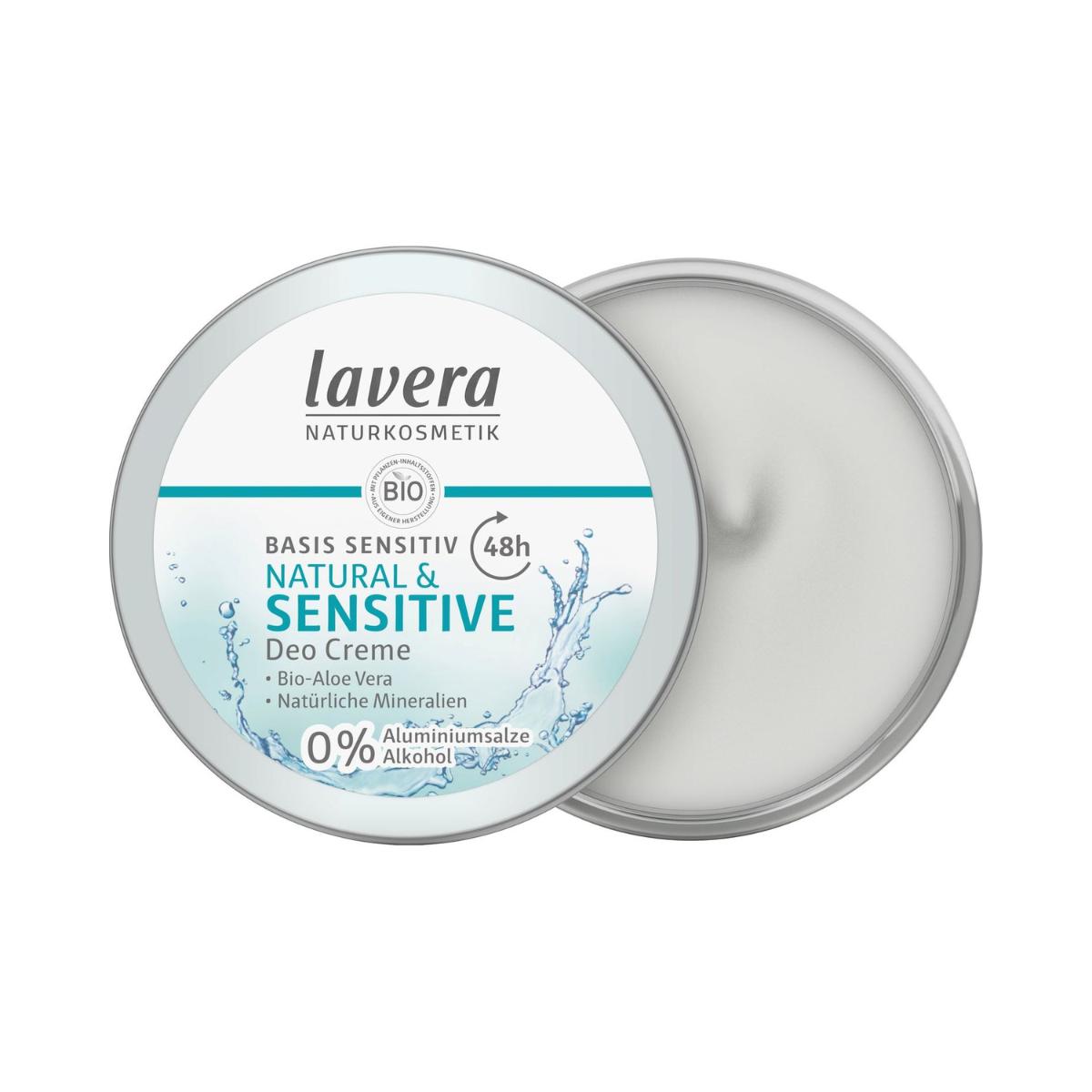 Desodorizante creme sensível 48h, Lavera 50 ml