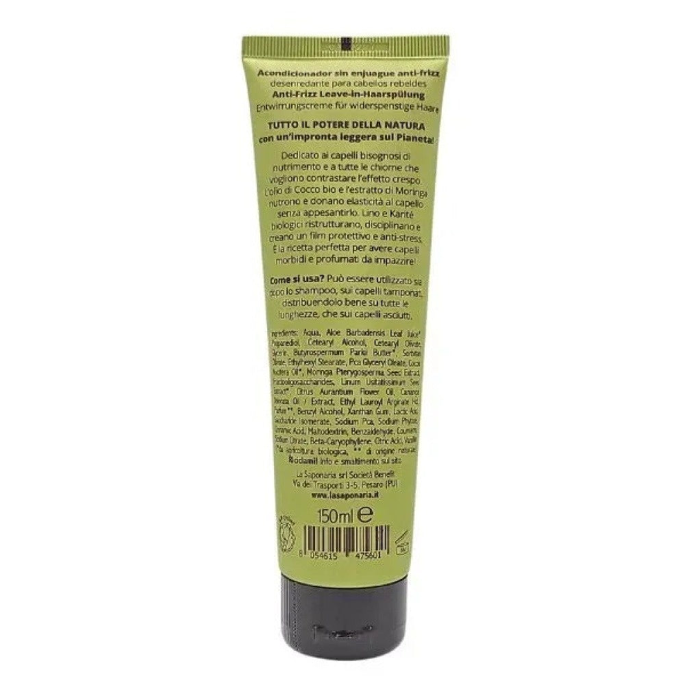 La Saponaria Acondicionador Leave In Coco Orgánico Y Moringa 150ml_1