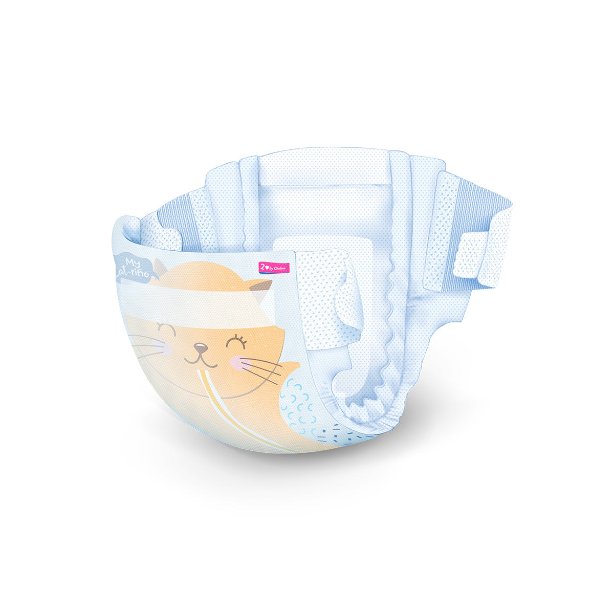 Embalagem de 6 Fraldas T2 Recém-Nascido (3-6 kg) 28 unidades, Chelino