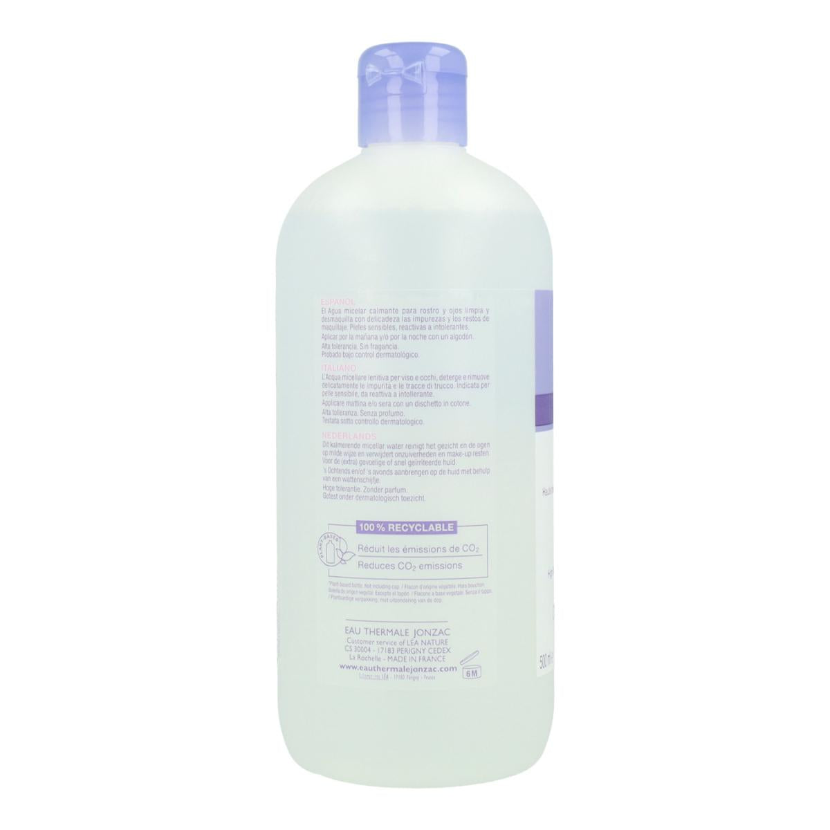 Água Micelar Calmante Reactiva Eau Thermale JONZAC 500 ml