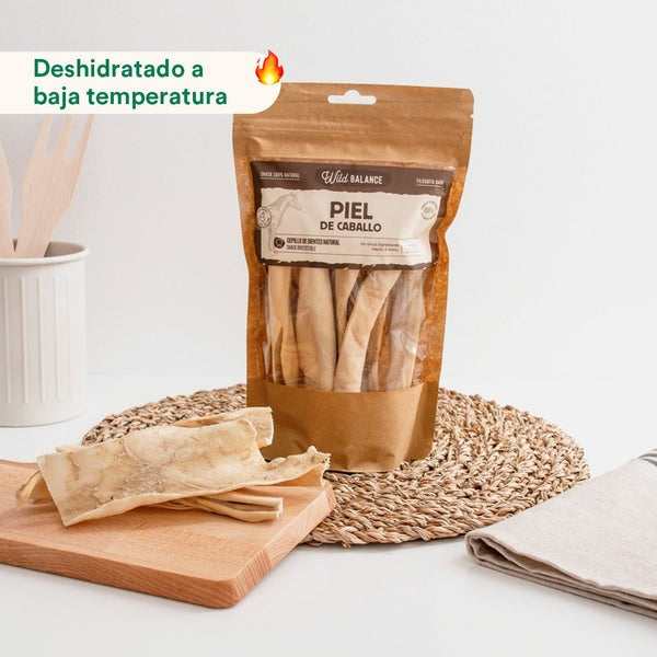 Mordedor em pele de cavalo natural Wild Balance 100g