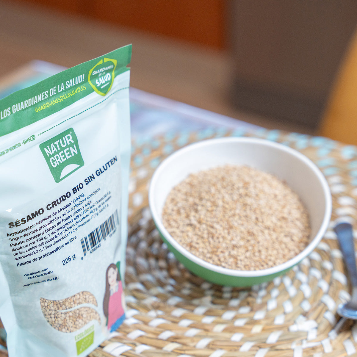 Sésamo cru biológico Naturgreen 225 gr