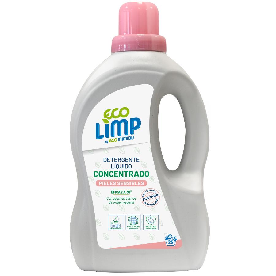 Detergente líquido para pele sensível Mimidu ECO 25 doses