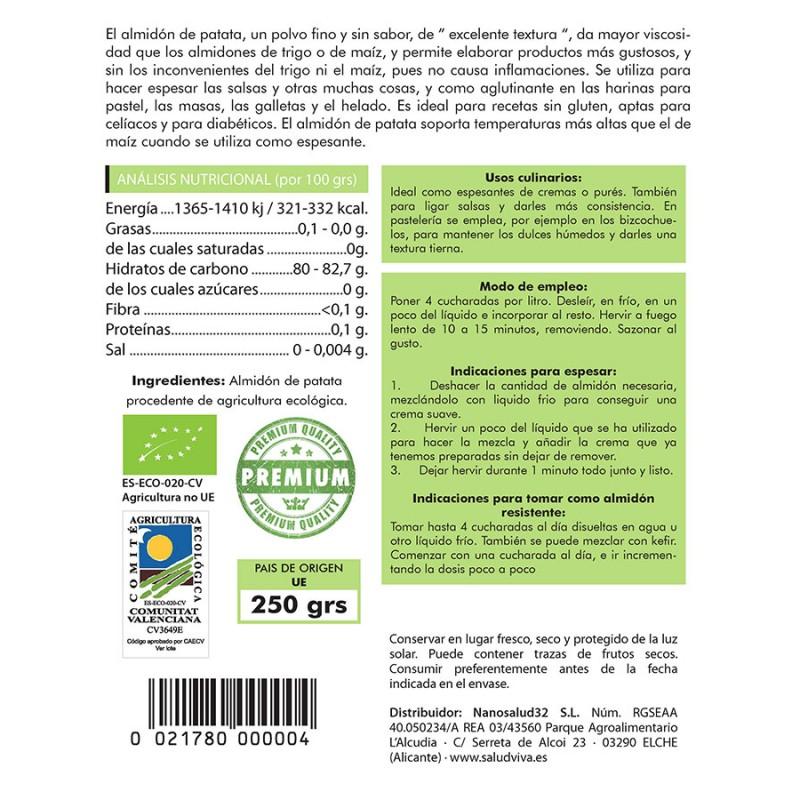 Fécula de Batata Salud Viva 250 g